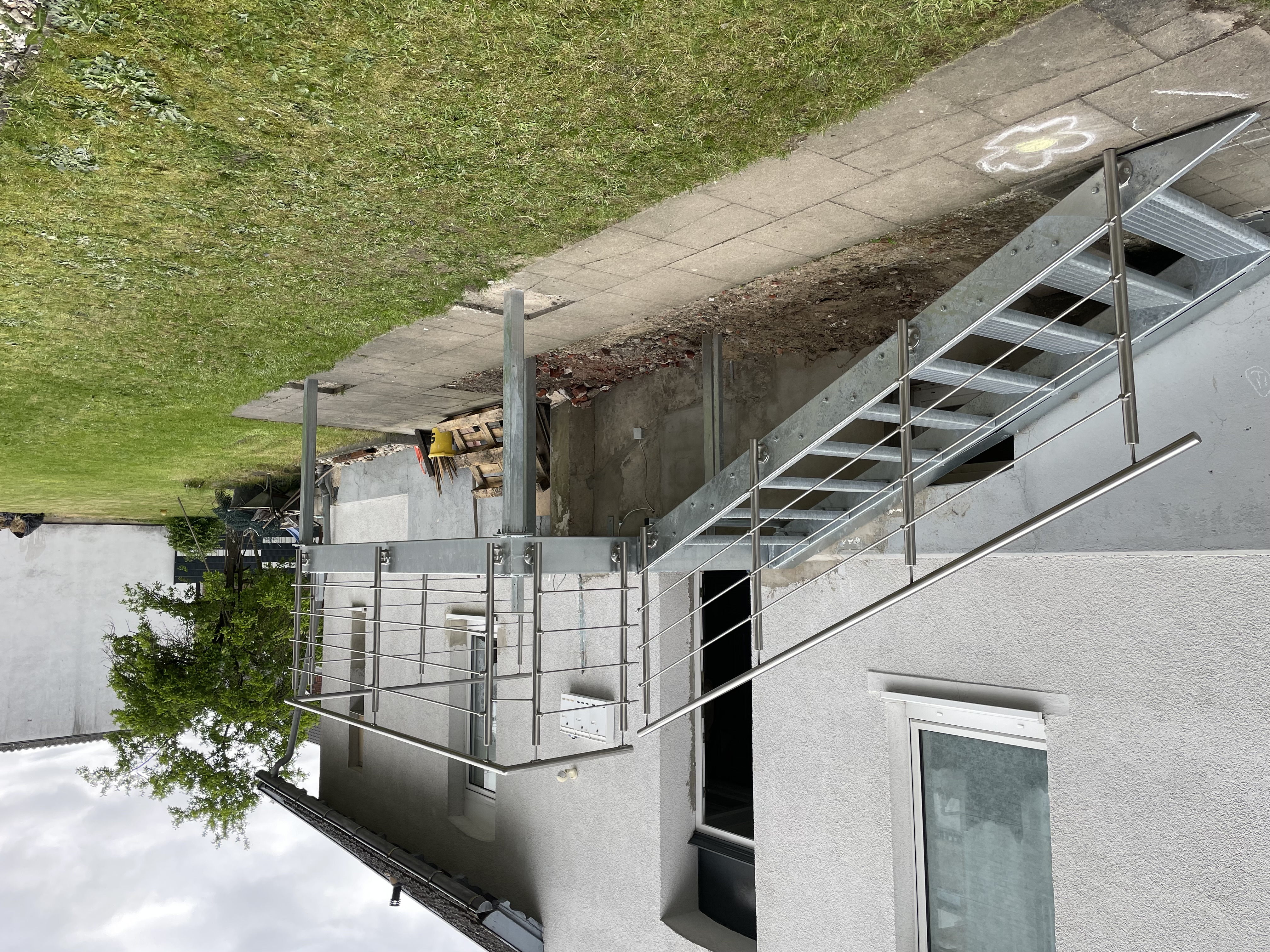 Metall Treppe