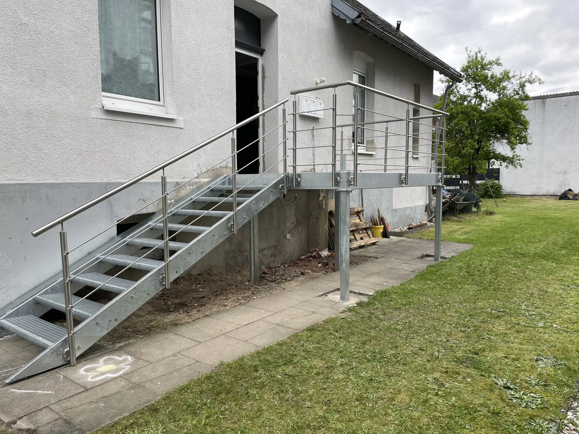 Metall Treppe