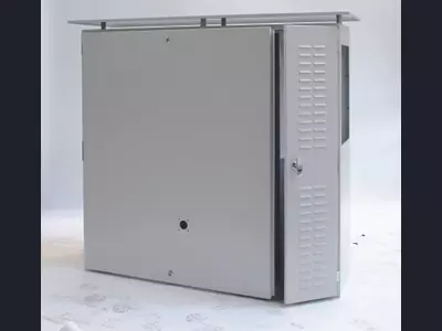 Schaltschrank aus Edelstahl