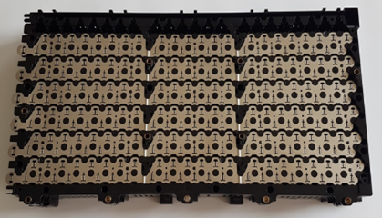 Batteriepack Heißverstemmt mit Metallverbinder