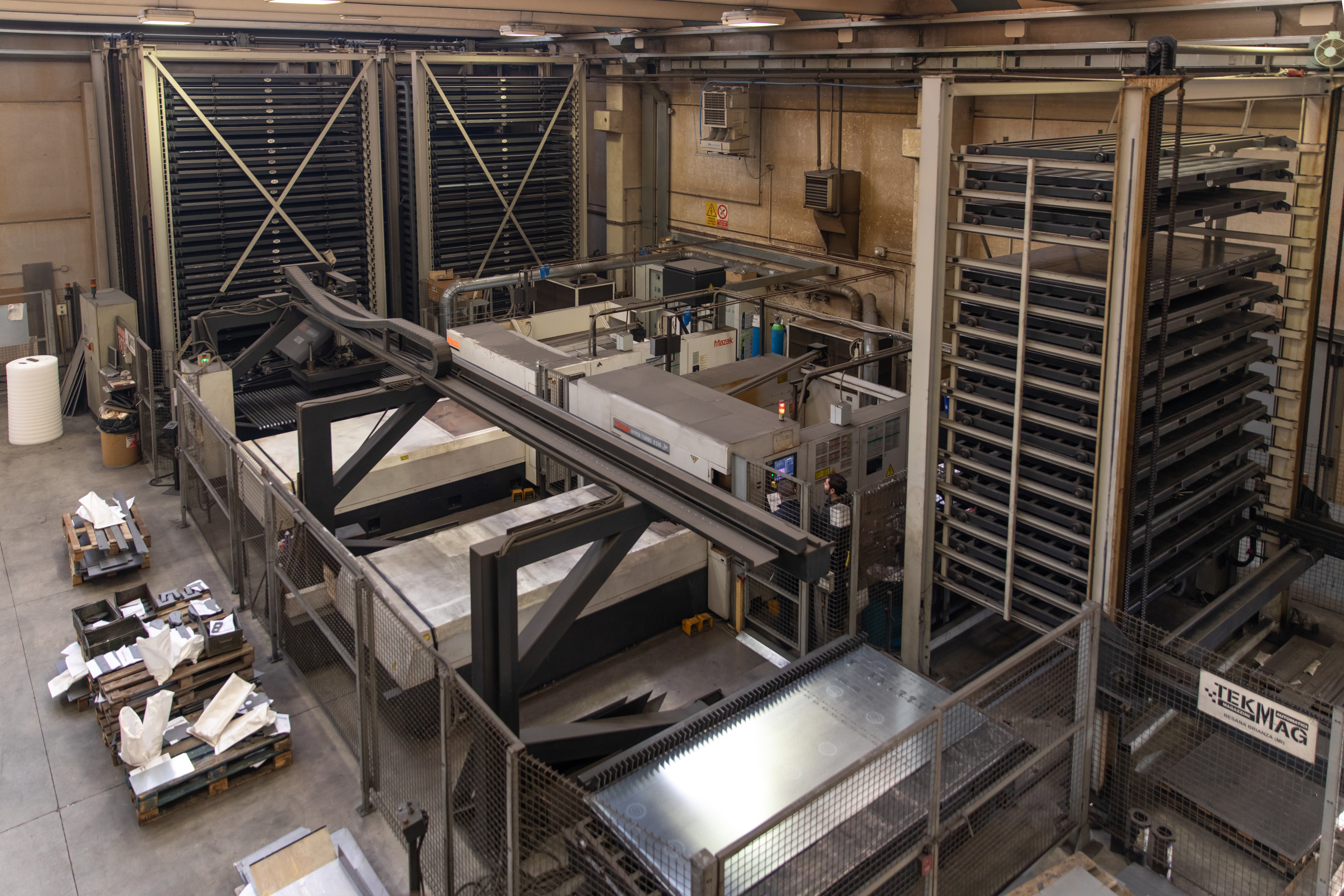 Impianto taglio laser