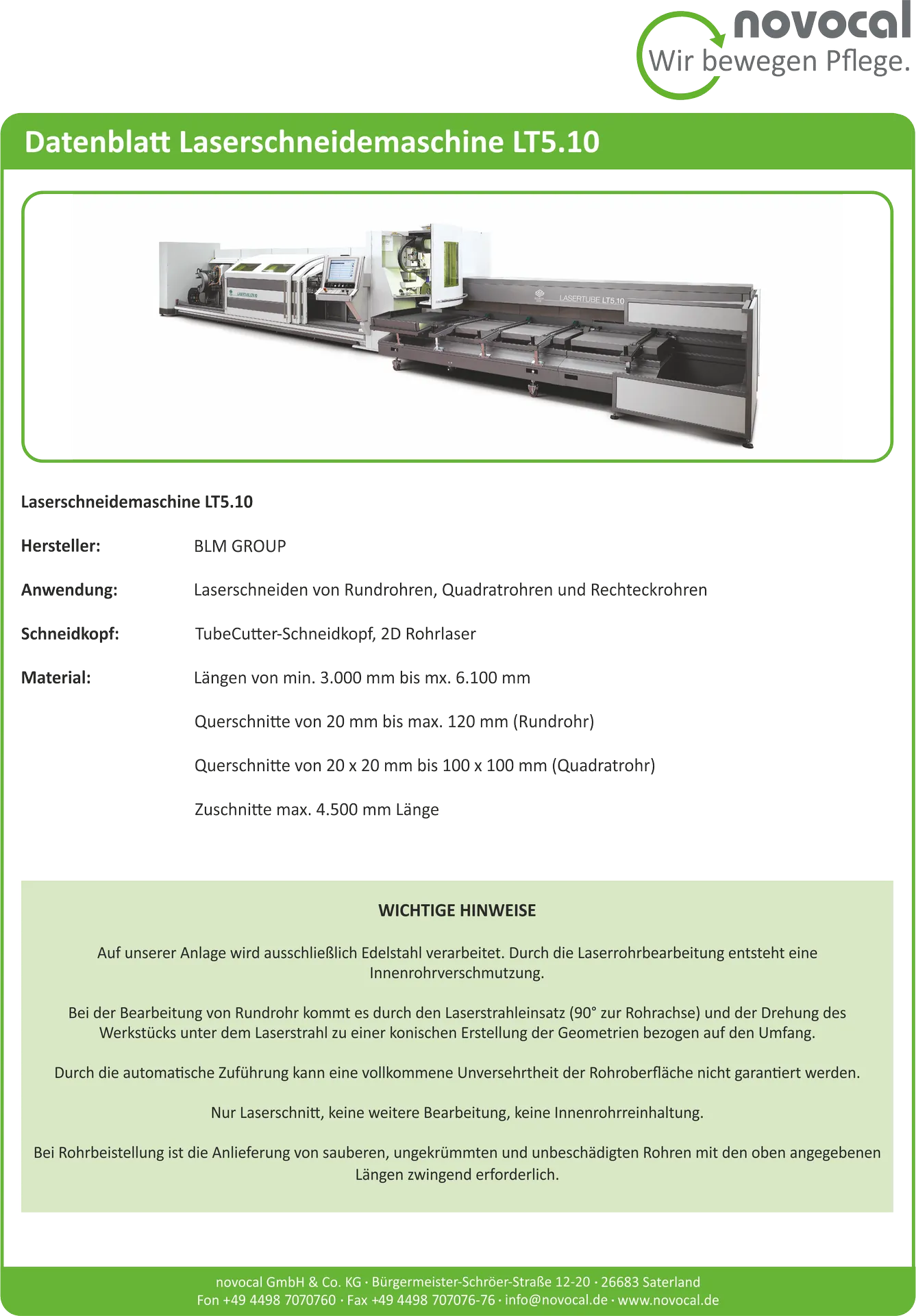 LaserTube LT5.1