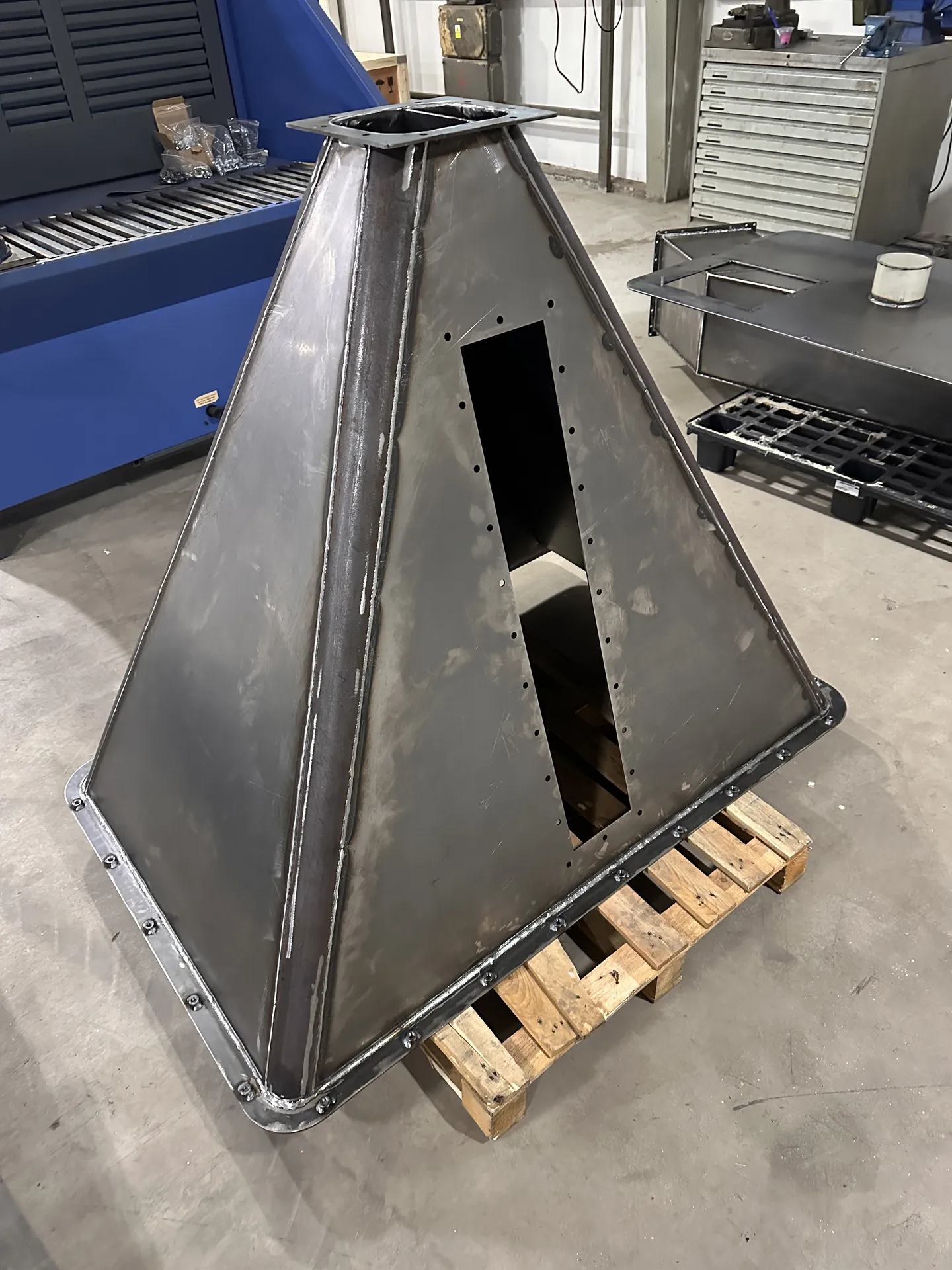 Bin 0,5 m3 for food insdustry