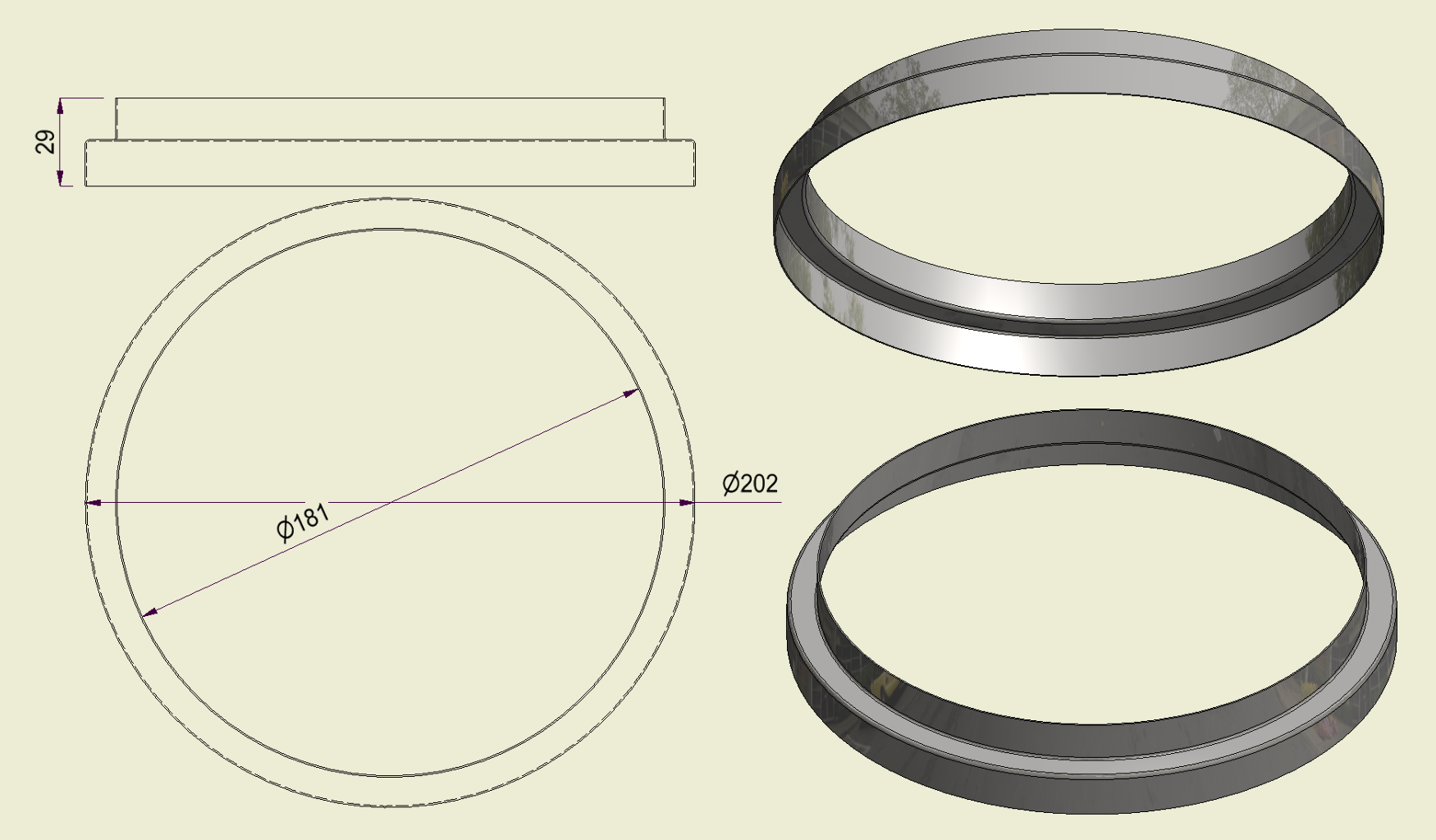ACHI304180200 - Anello Inox 304 d.180-200