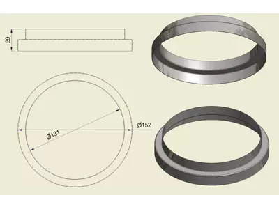 ACHI304130150 - Anello Inox 304 d.130-150