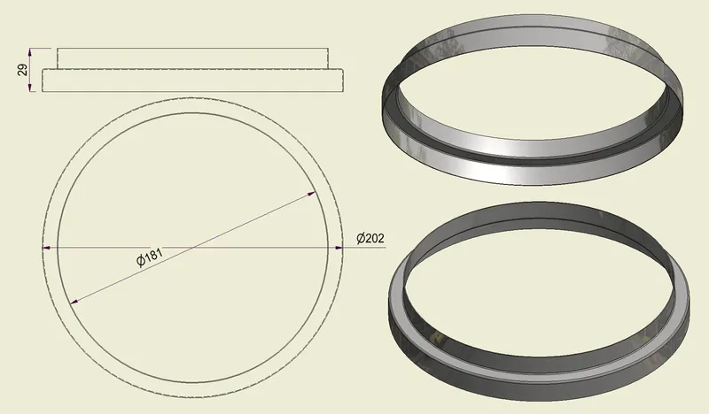 ACHI304180200 - Anello Inox 304 d.180-200