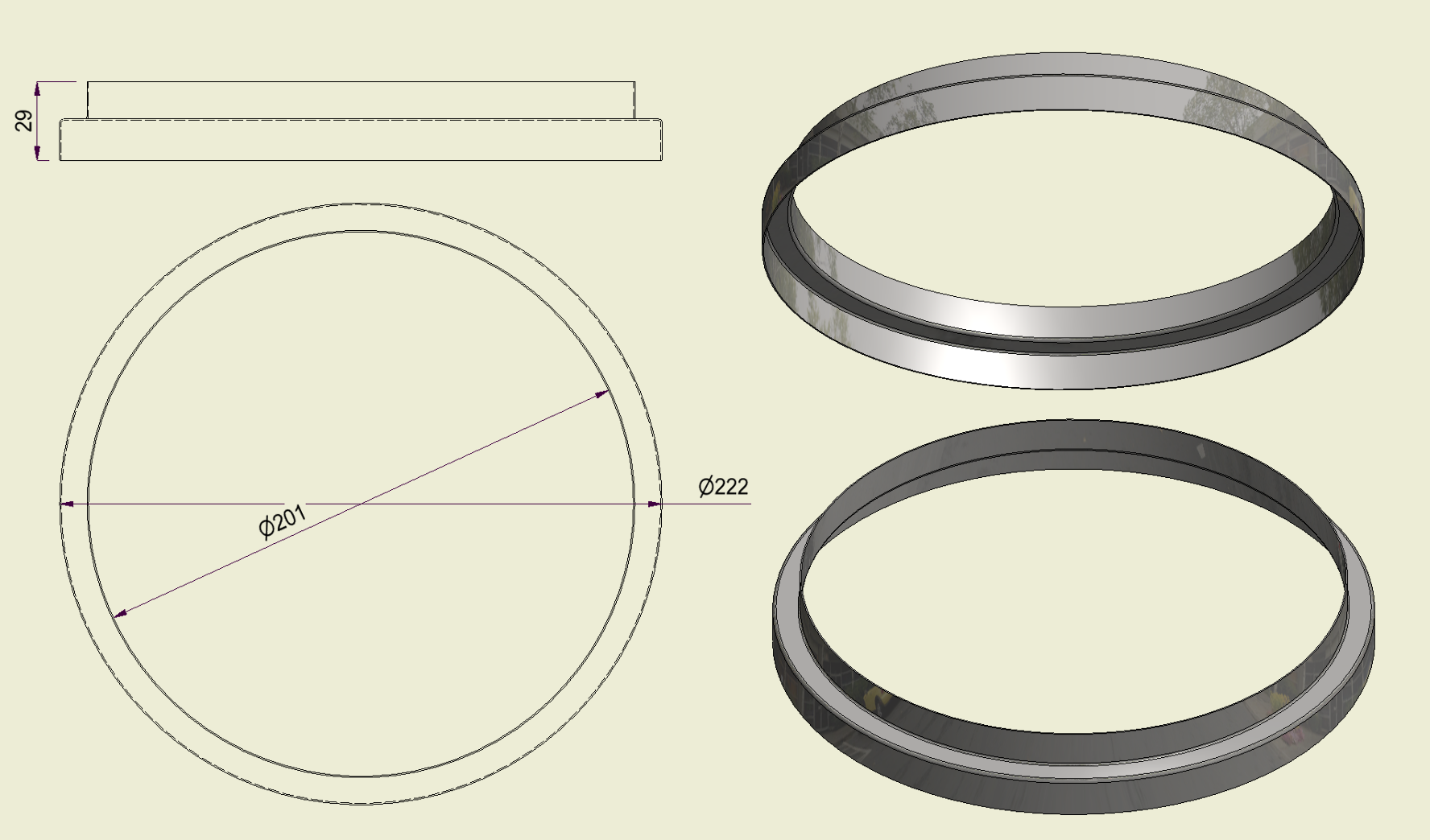 ACHI304200220 - Anello Inox 304 d.200-220