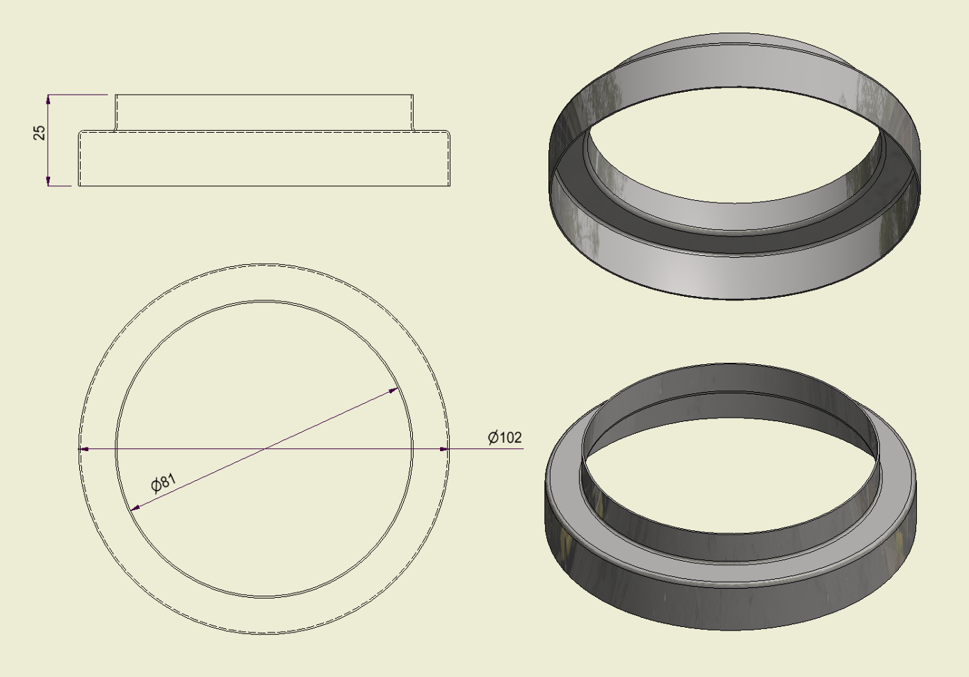 ACHI304080100 - Anello Inox 304 d.80-100