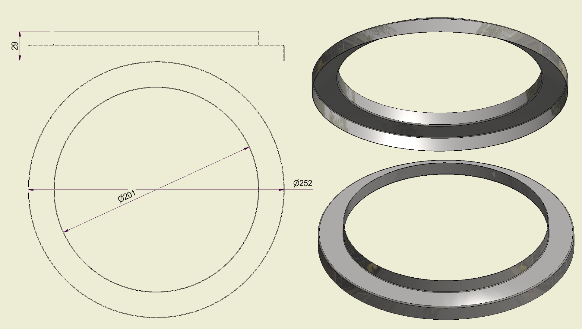 ACHI304200250 - Anello Inox 304 d.200-250