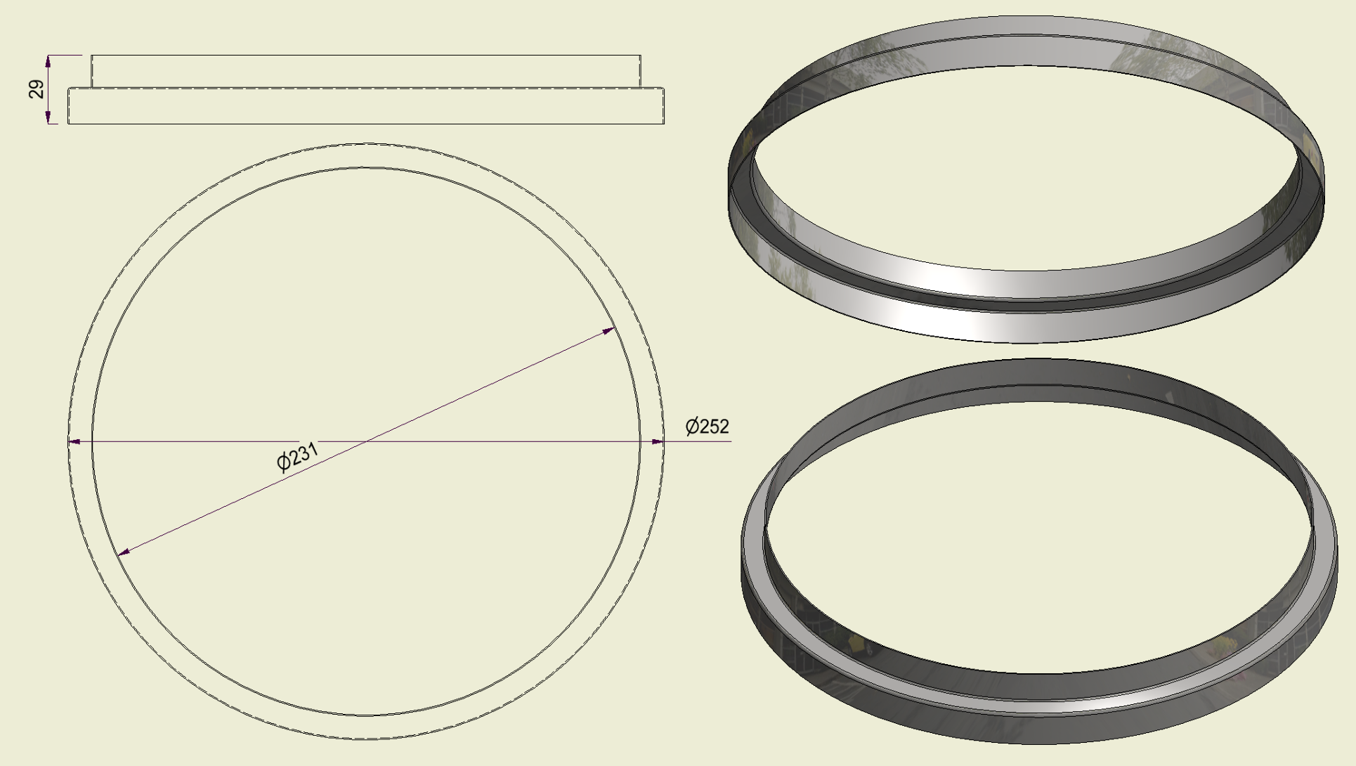 ACHI304230250 - Anello Inox 304 d.230-250