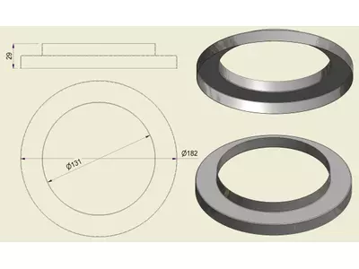 ACHI304130180 - Anello Inox 304 d.130-180