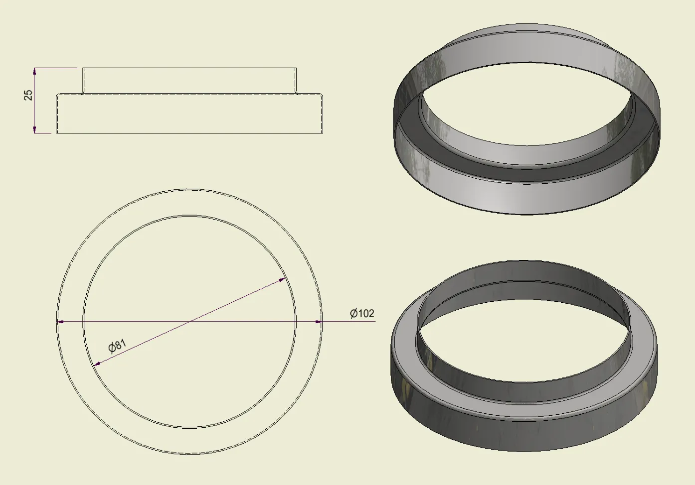 ACHI304080100 - Anello Inox 304 d.80-100