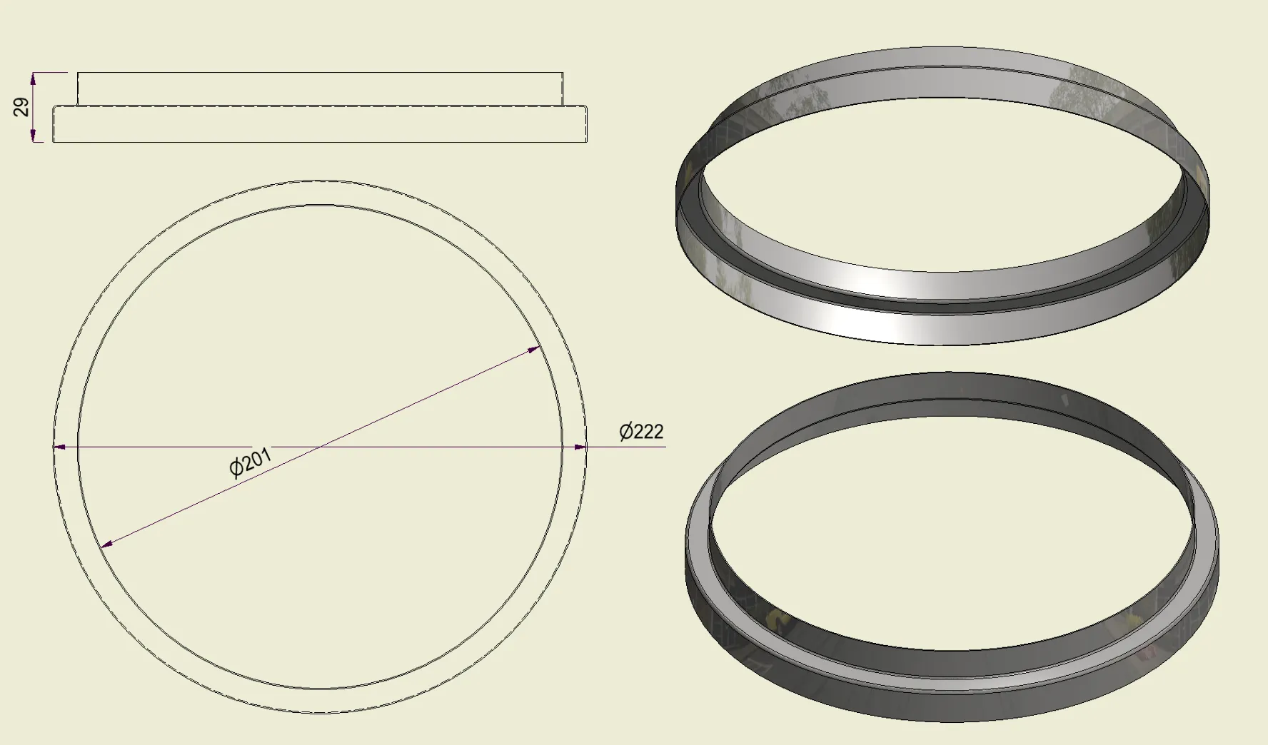 ACHI304200220 - Anello Inox 304 d.200-220