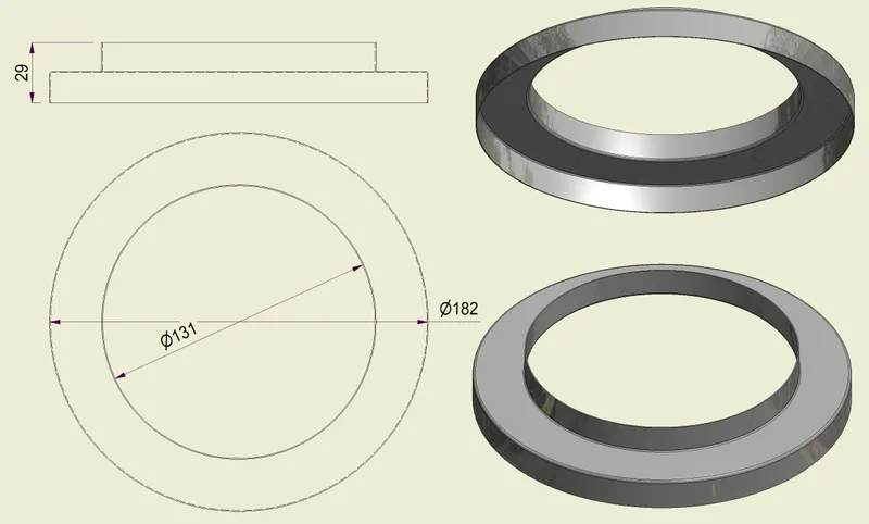 ACHI304130180 - Anello Inox 304 d.130-180