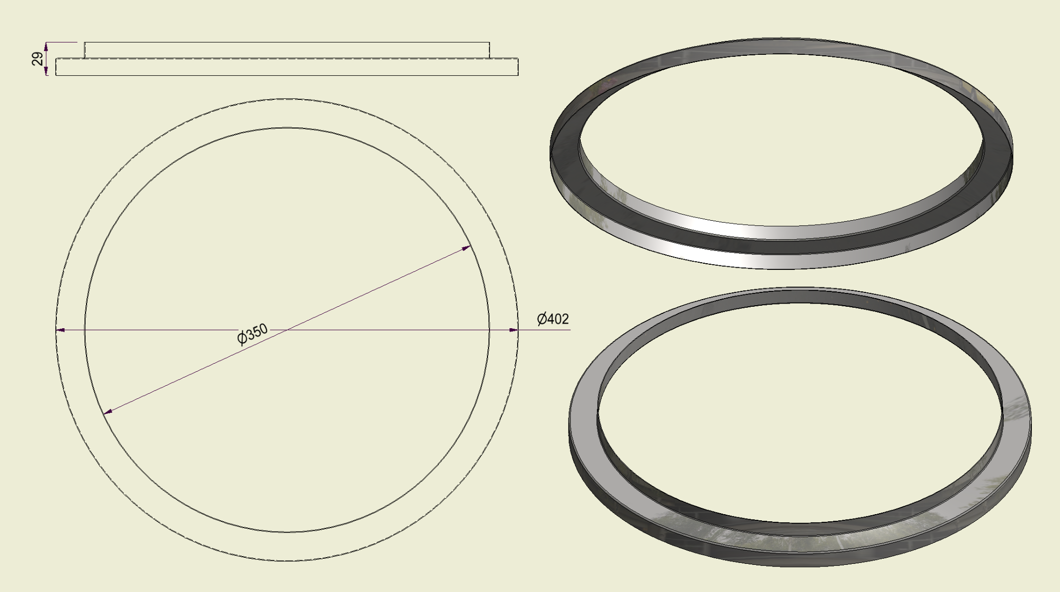 ACHI304350400 - Anello Inox 304 d.350-400