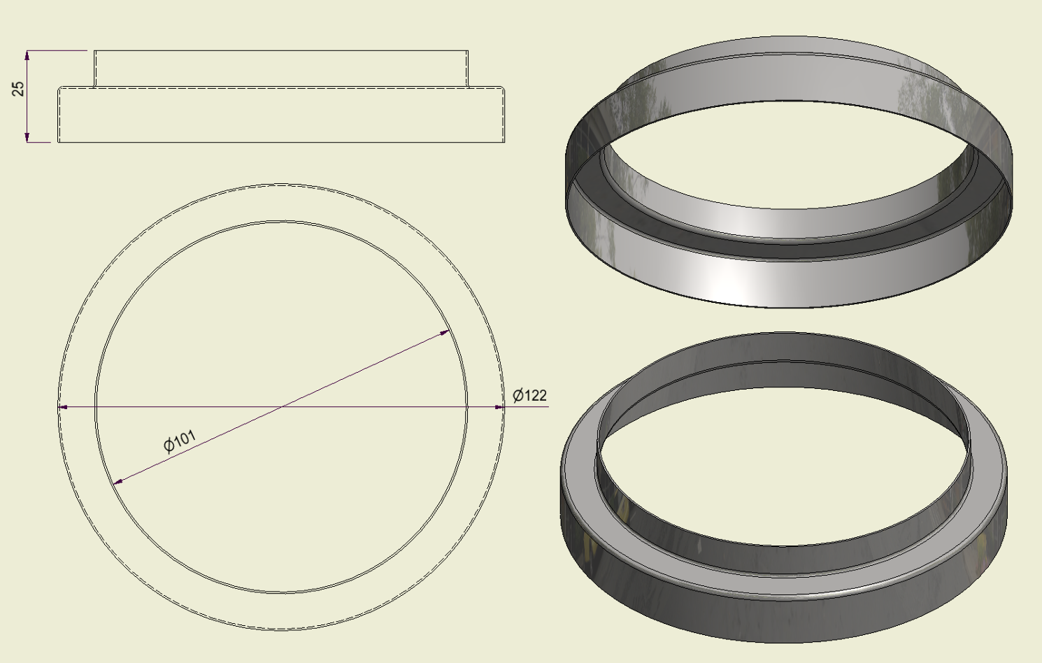 ACHI304080130 - Anello Inox 304 d.80-130