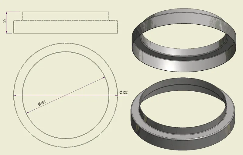 ACHI304080130 - Anello Inox 304 d.80-130