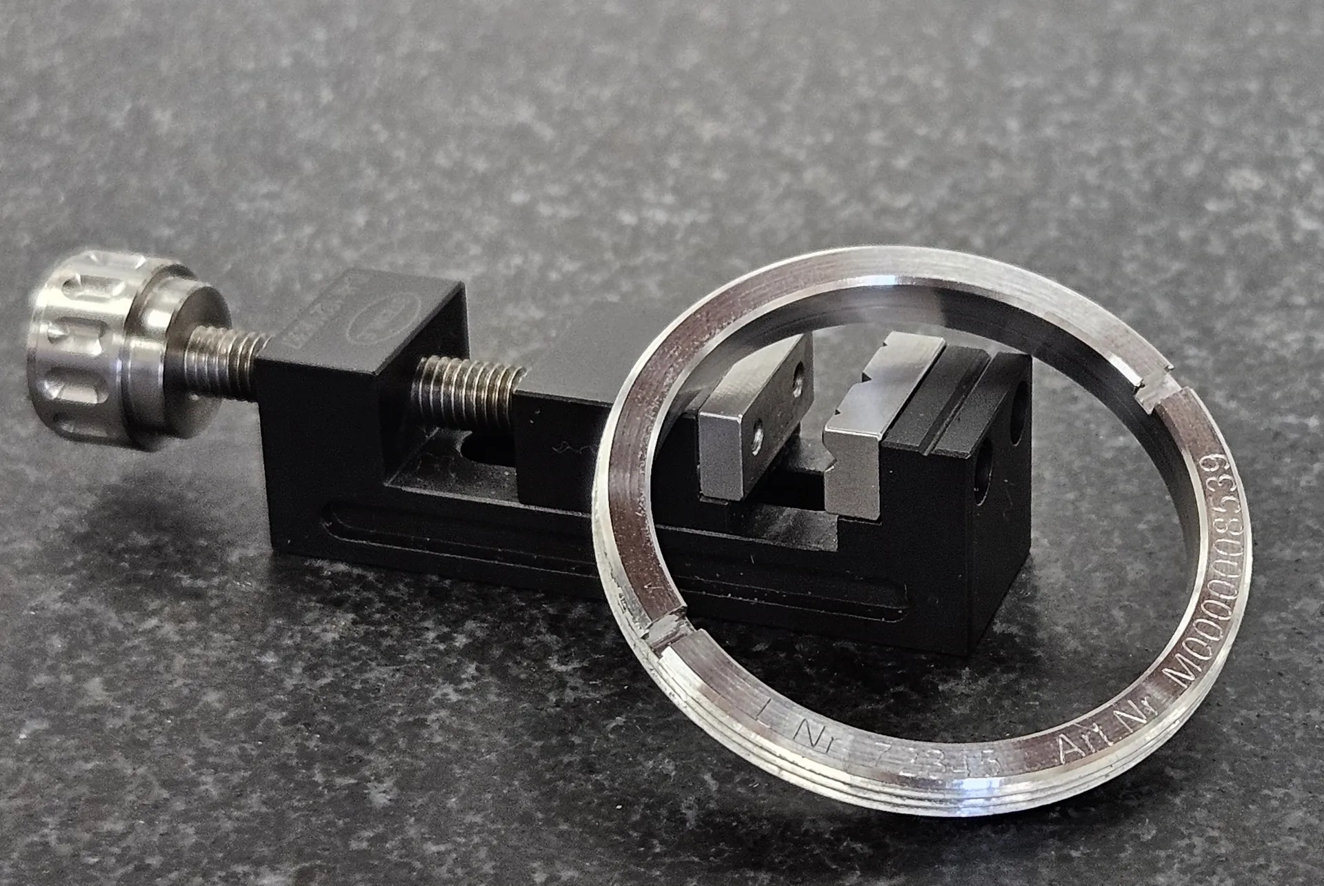 M42x1 Feststellring Optotechnik (inkl. tracability Beschriftung)