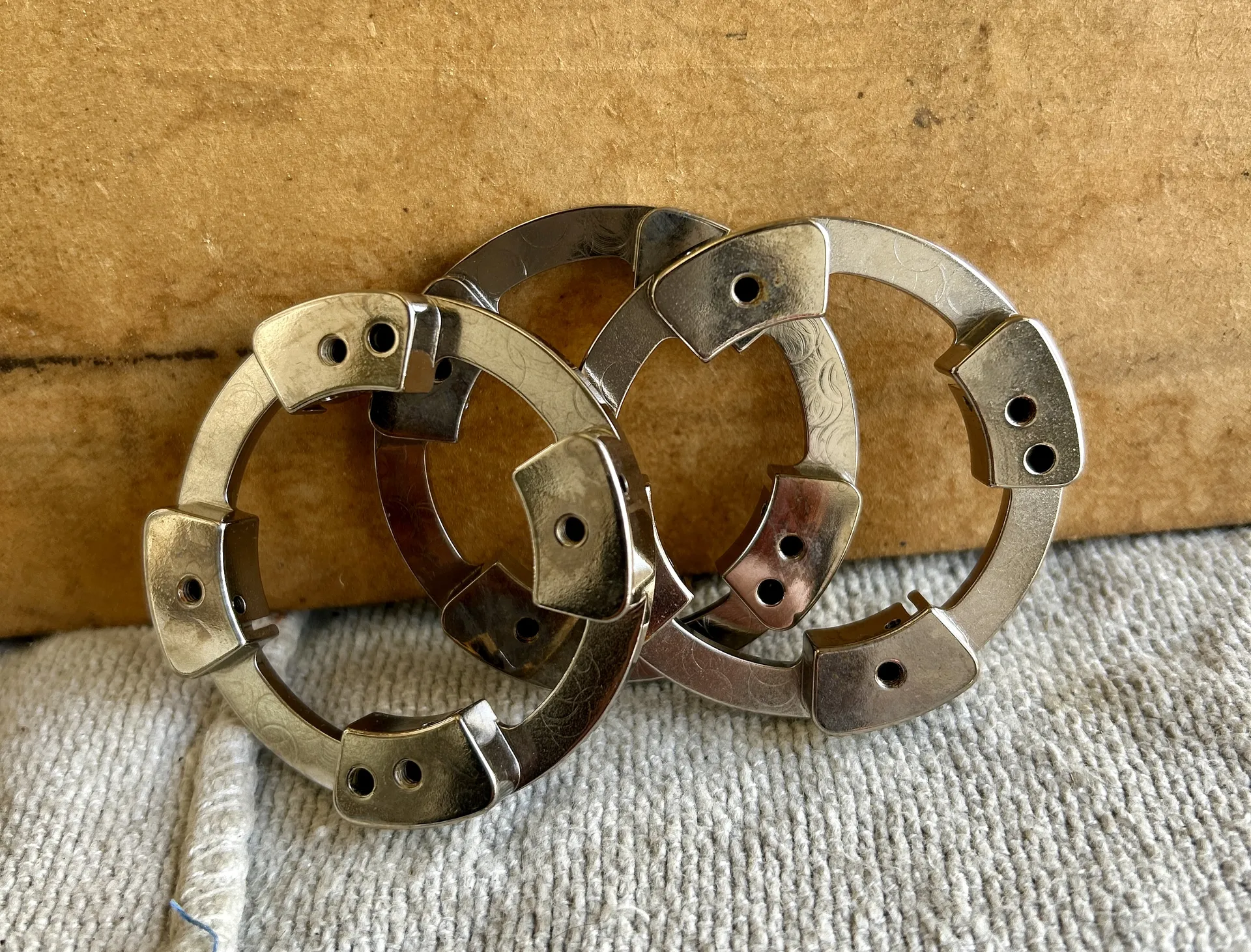 Magnetanker Klein vernickelt