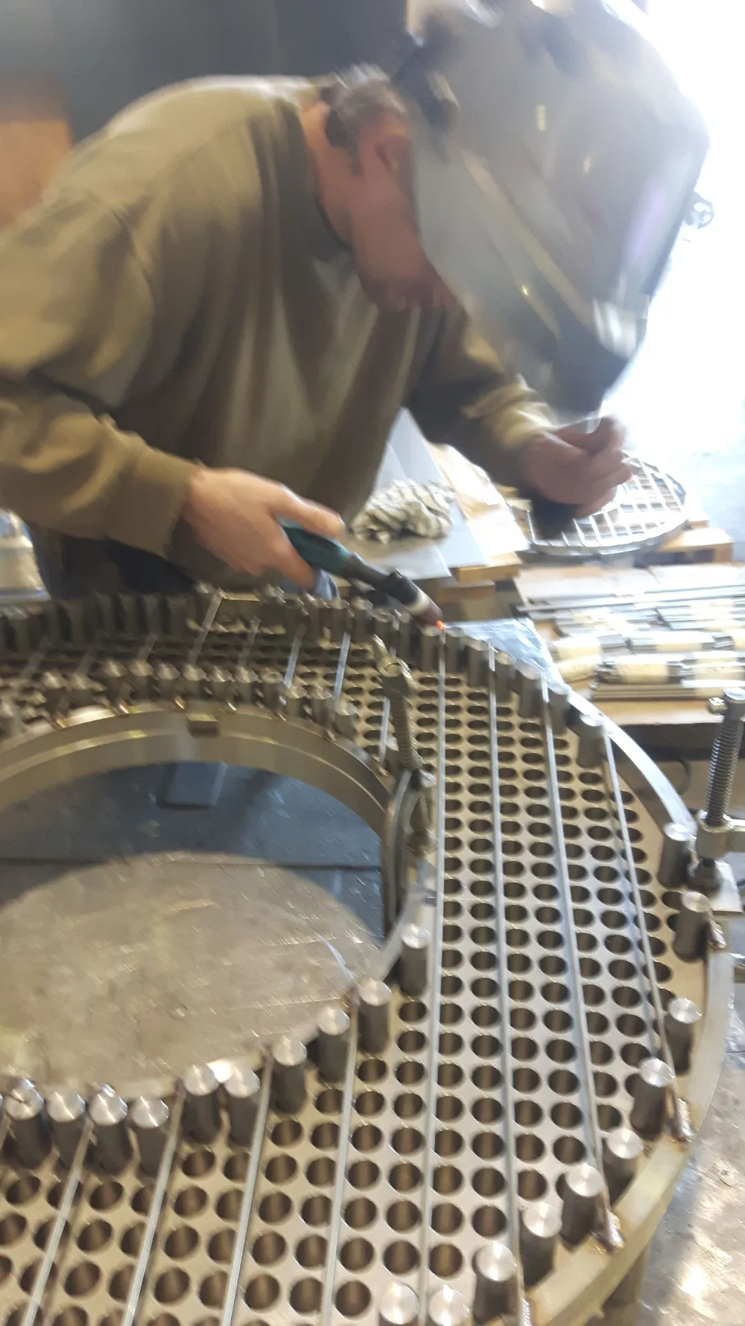 GRIGLIA PER SCAMBIATORE IN AISI 321