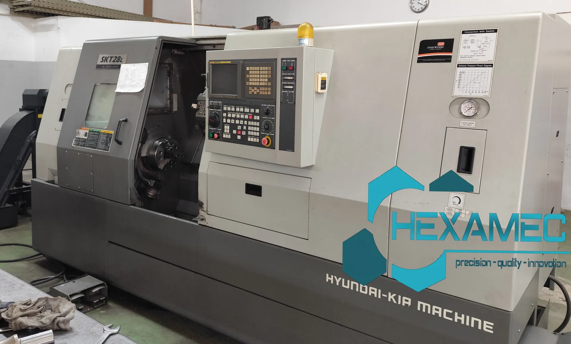 Hyundai 2 axis lathe