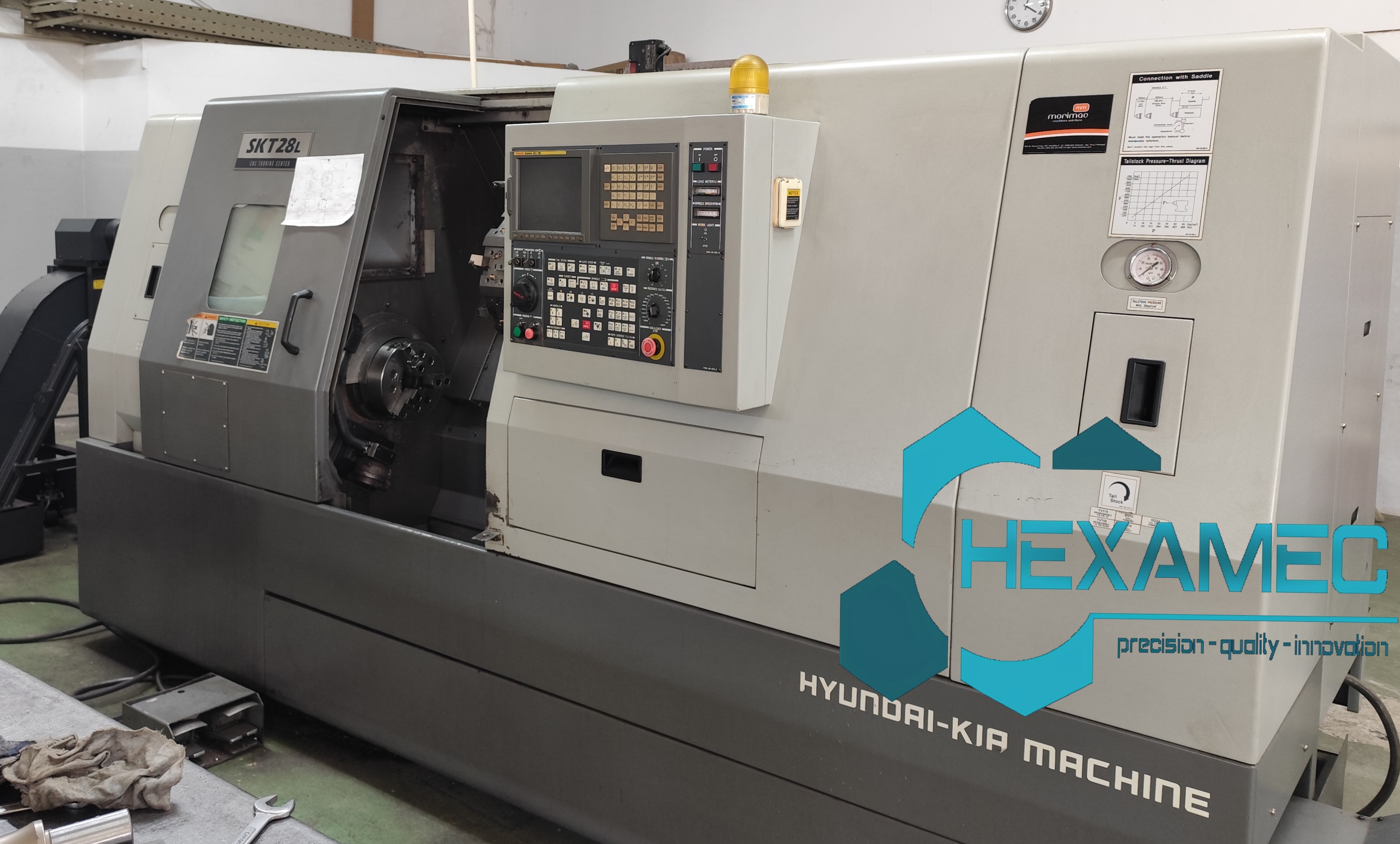 Hyundai 2 axis lathe