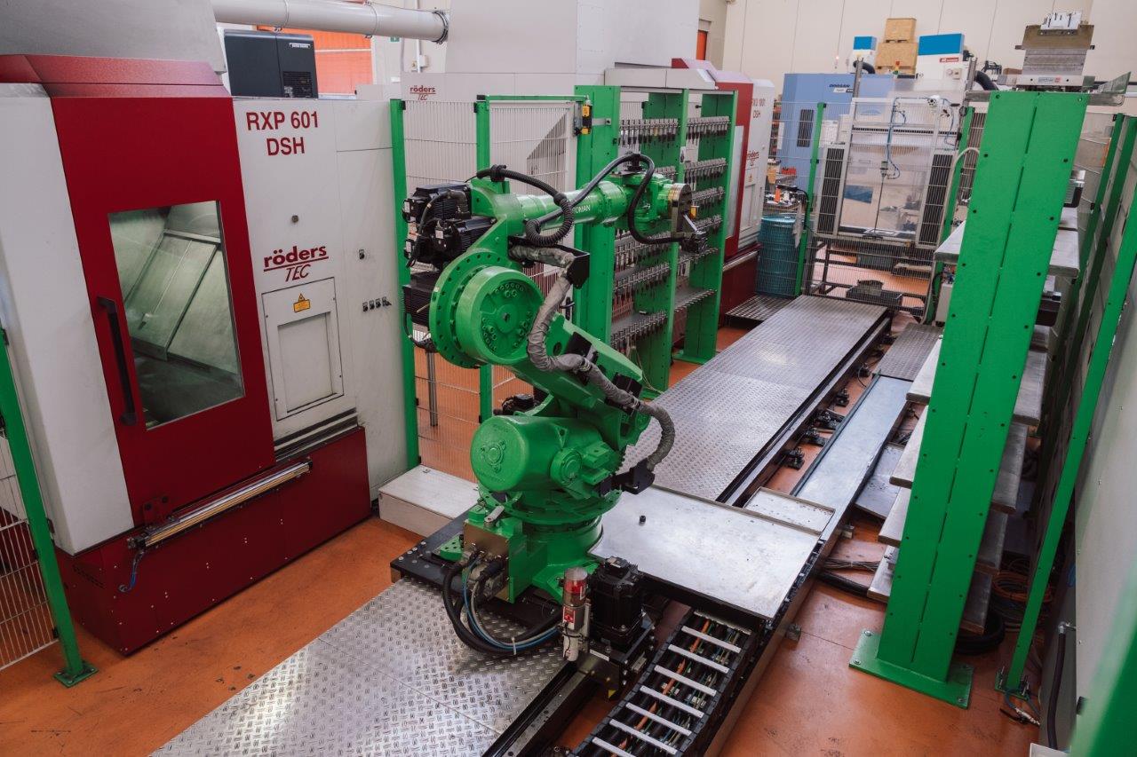 Automatisierte Anlage Draufsicht