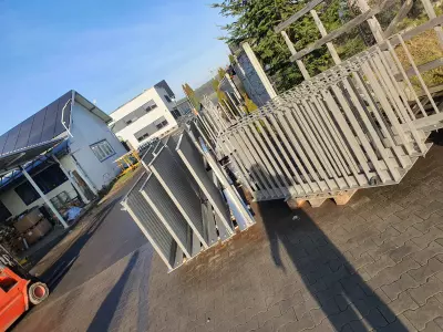 Geländer flachstahl Pulverbeschichtet