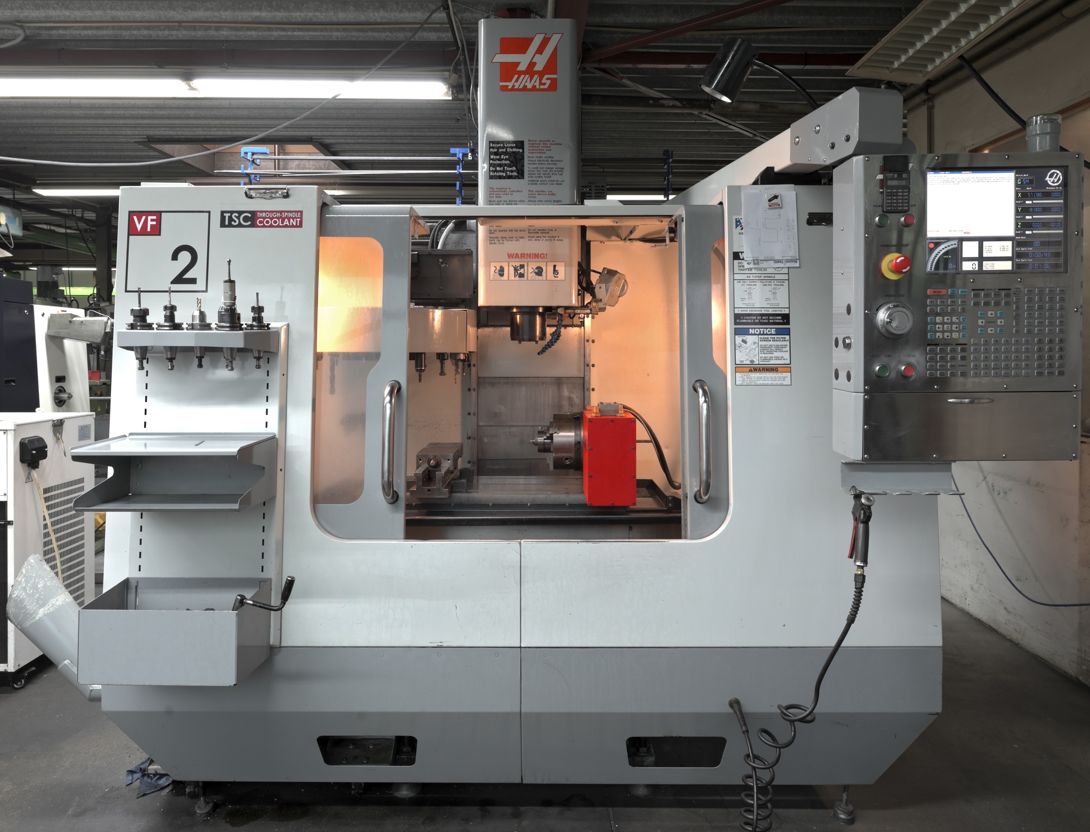 Haas VF 2 mit 4 Achse