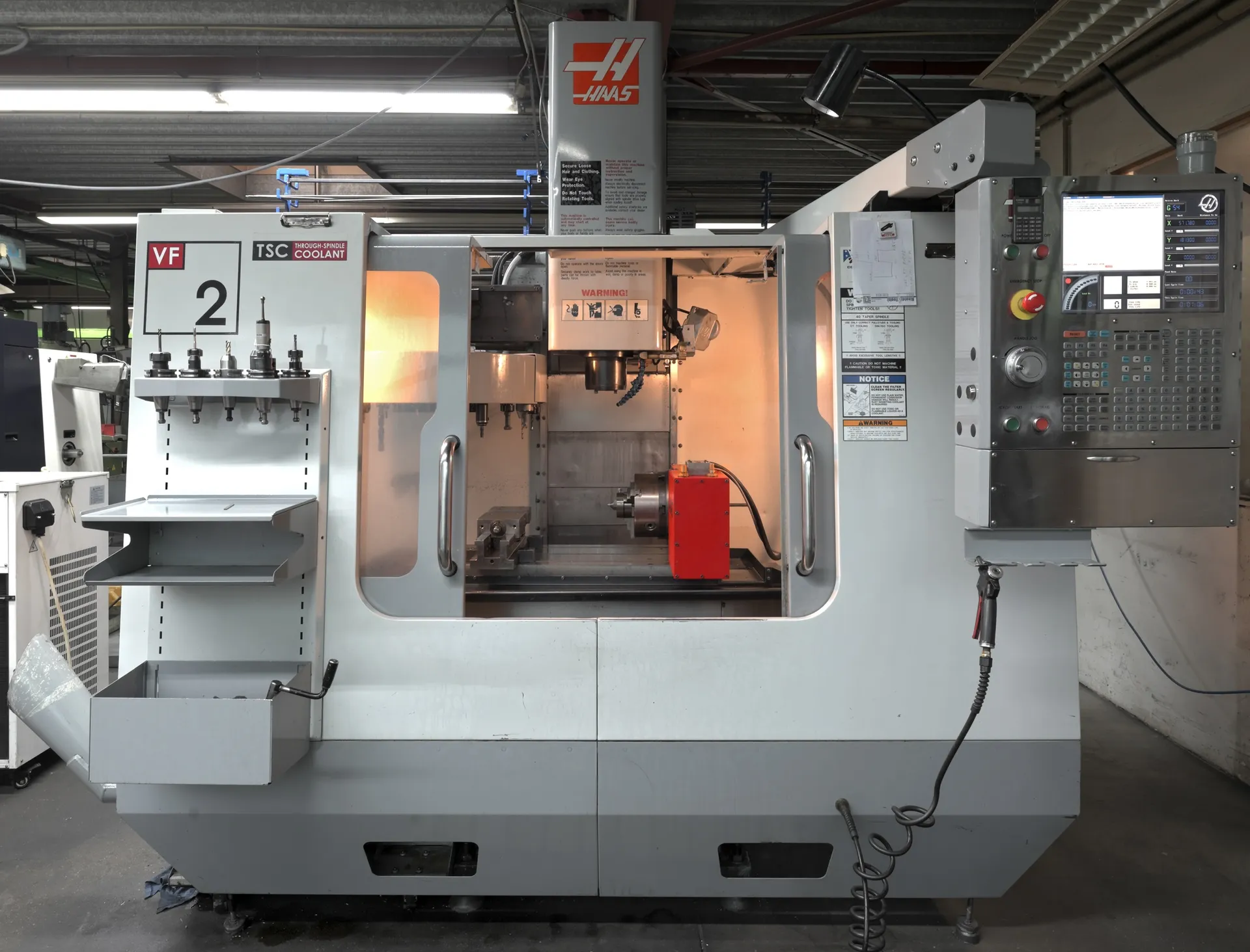 Haas VF 2 mit 4 Achse