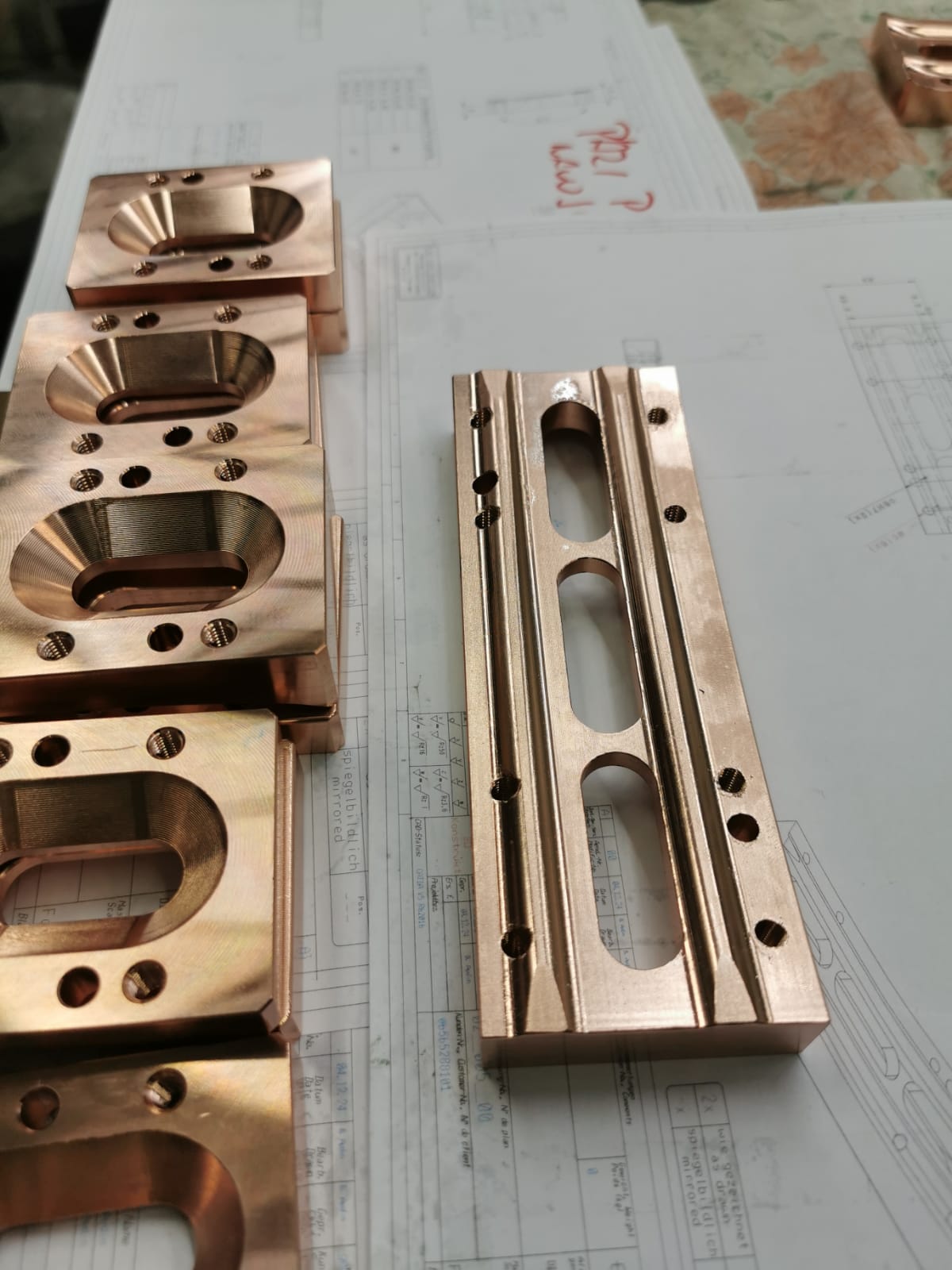 Milled parts