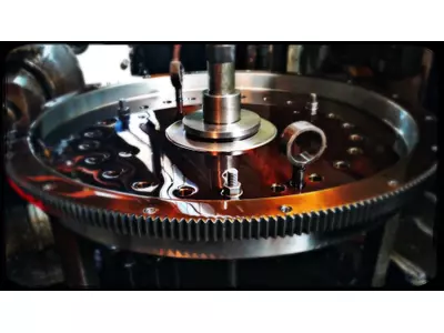 Gear from gearbox of steam turbine