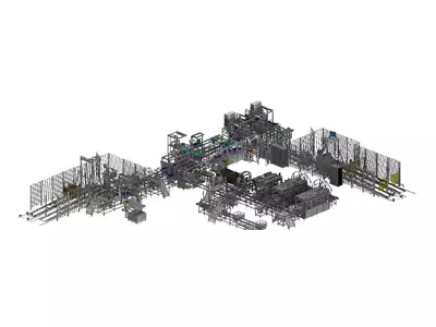 Montageanlage für Batteriekühlung