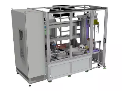 Pulverbeschichtungsanlage für Hairpinkontakte