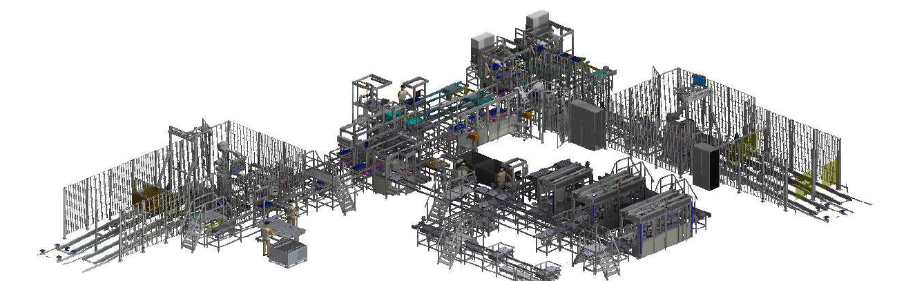 Montageanlage für Batteriekühlung