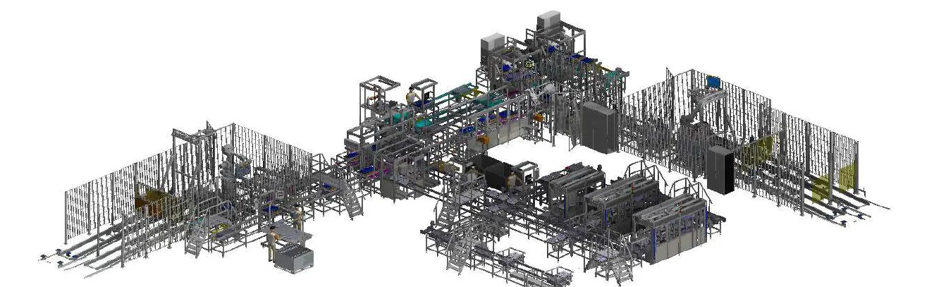 Montageanlage für Batteriekühlung
