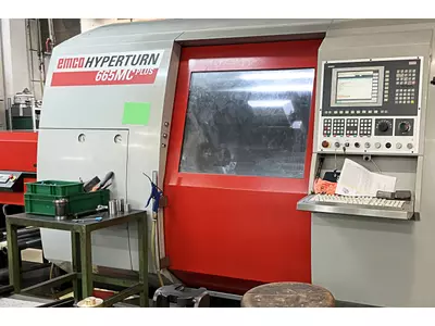 EMCO Hyperturn 665 MC Plus - CNC-Drehmaschine (2x)