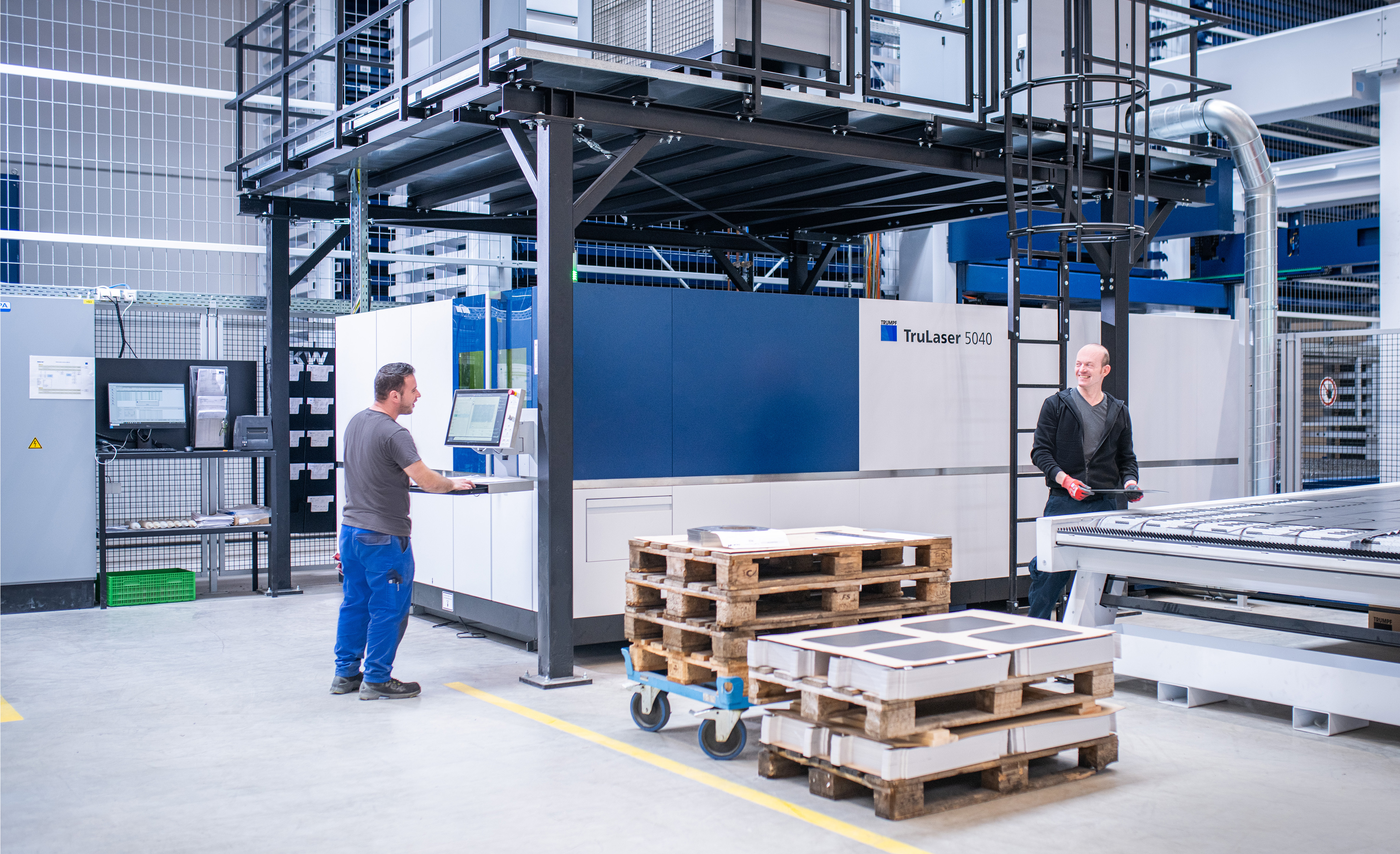 TruLaser 5040 mit 10 kW - Fiberlaser