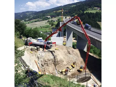 Komplette Fertigung von Autobetonpumpen
