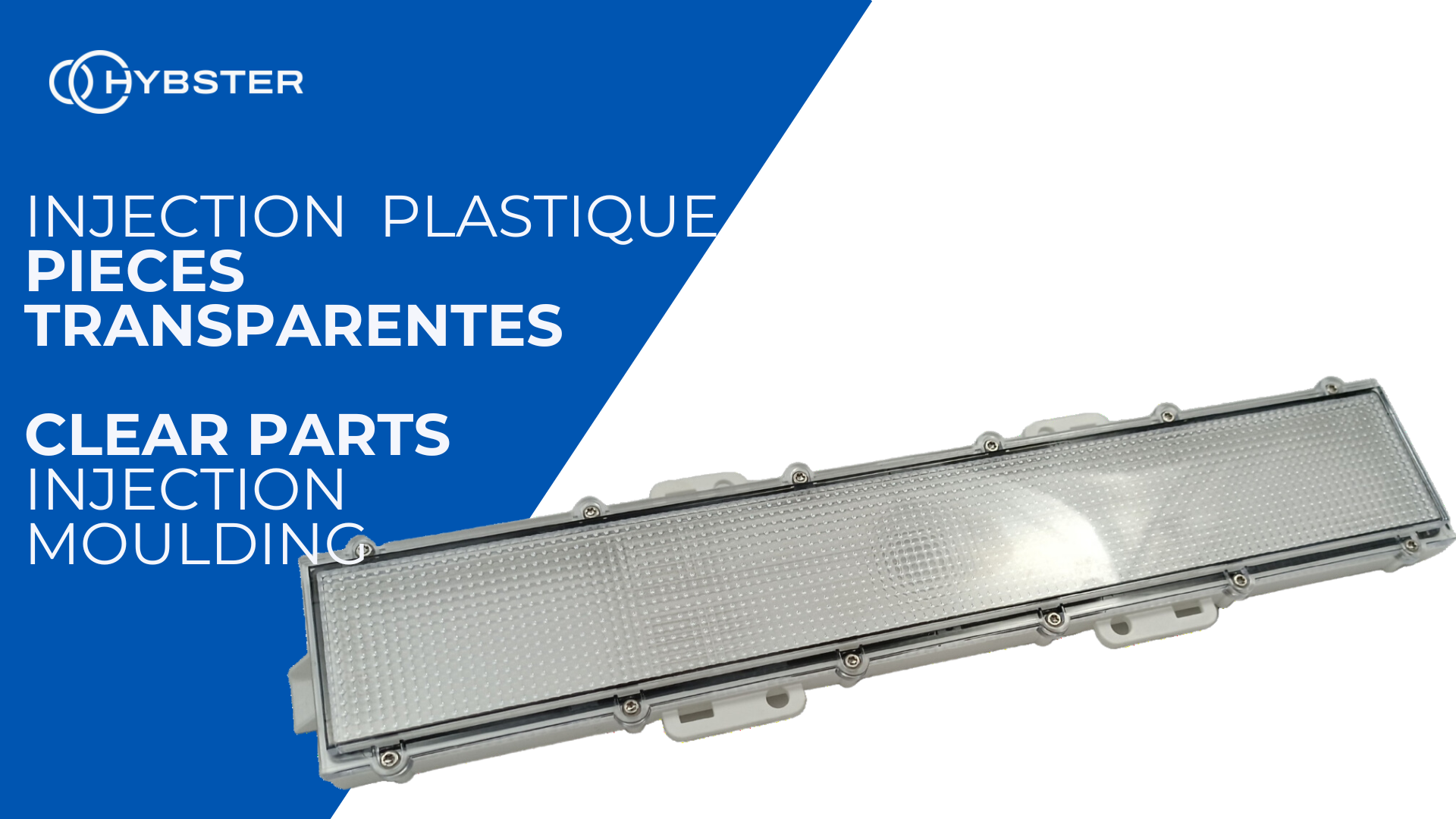 Injection plastique pièces transparentes