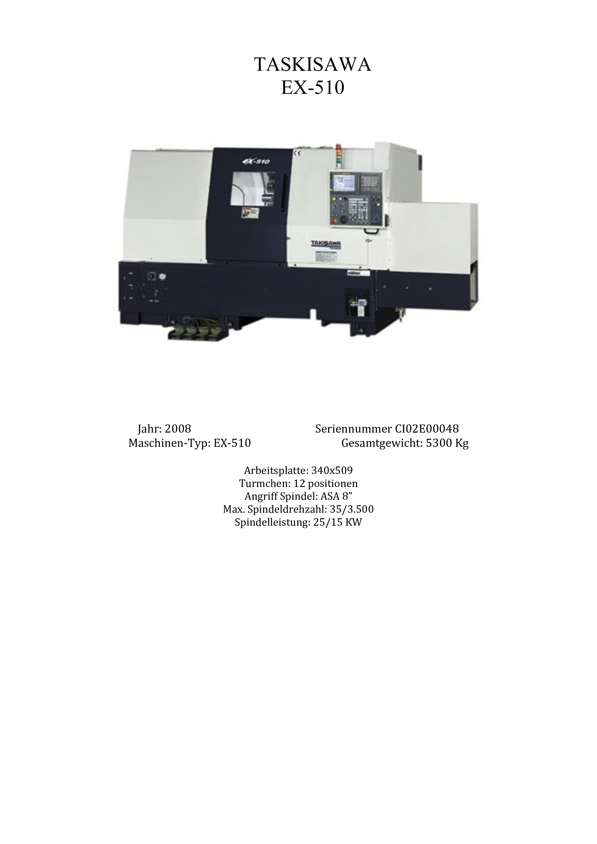 TAKISAWA EX-510
