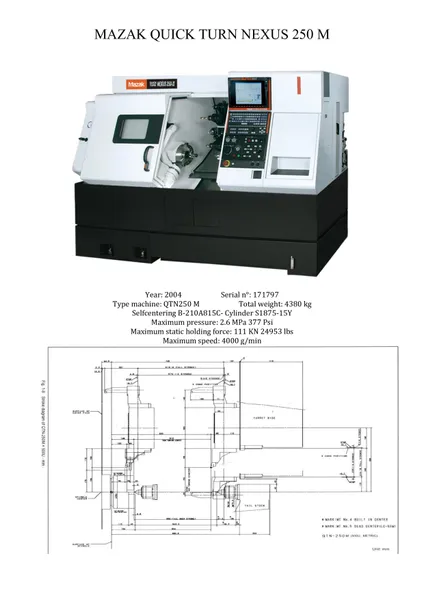 MAZAK QTN250M