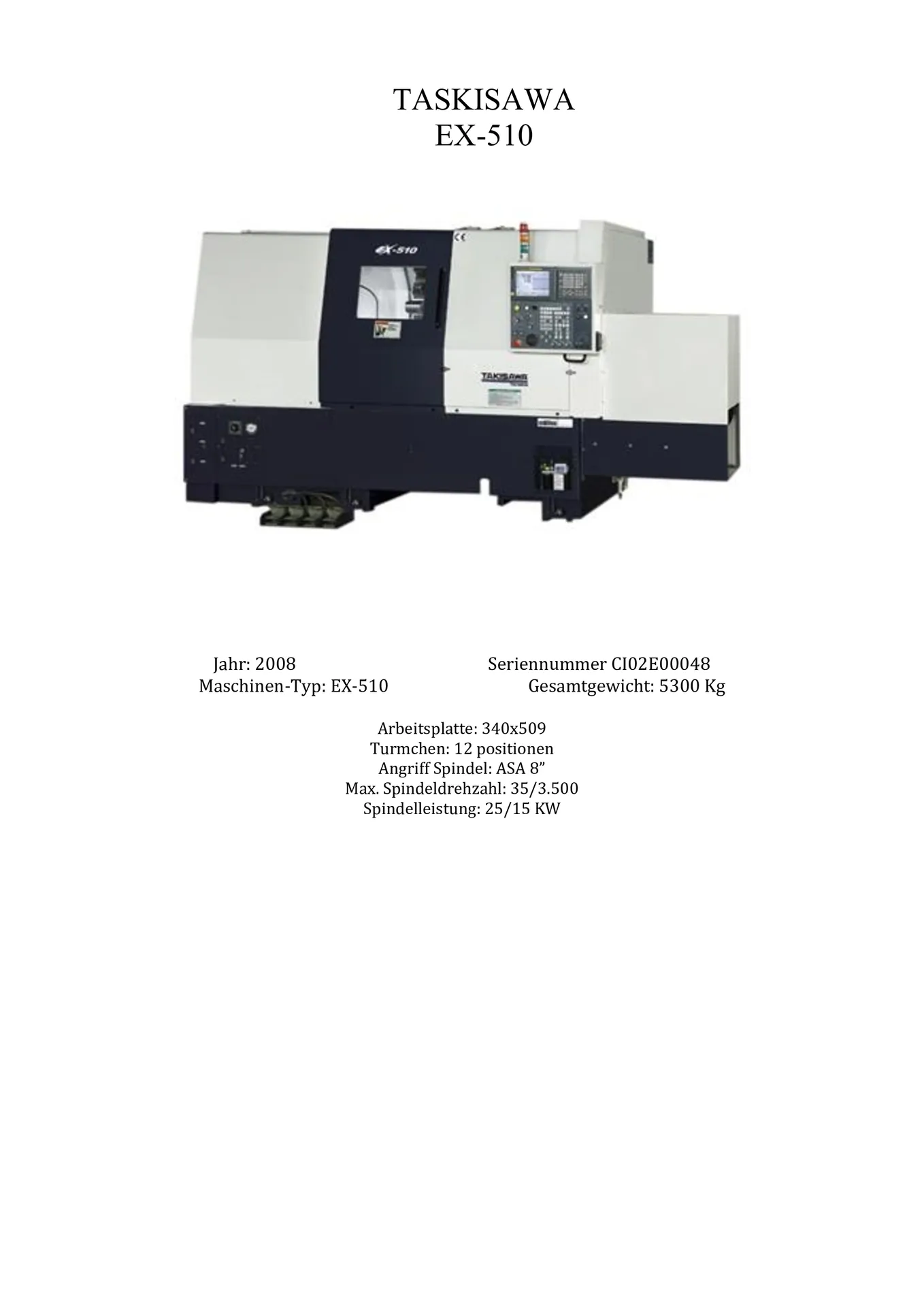TAKISAWA EX-510