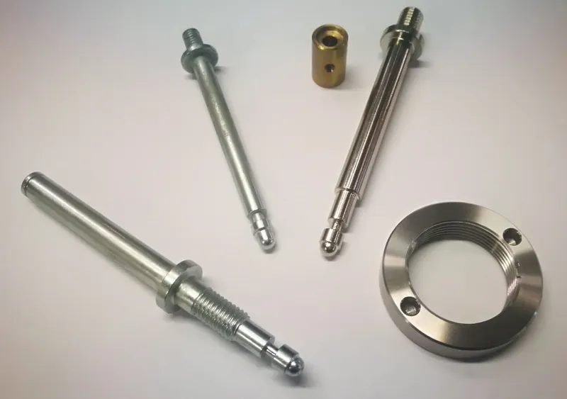 Turned parts for food machinery