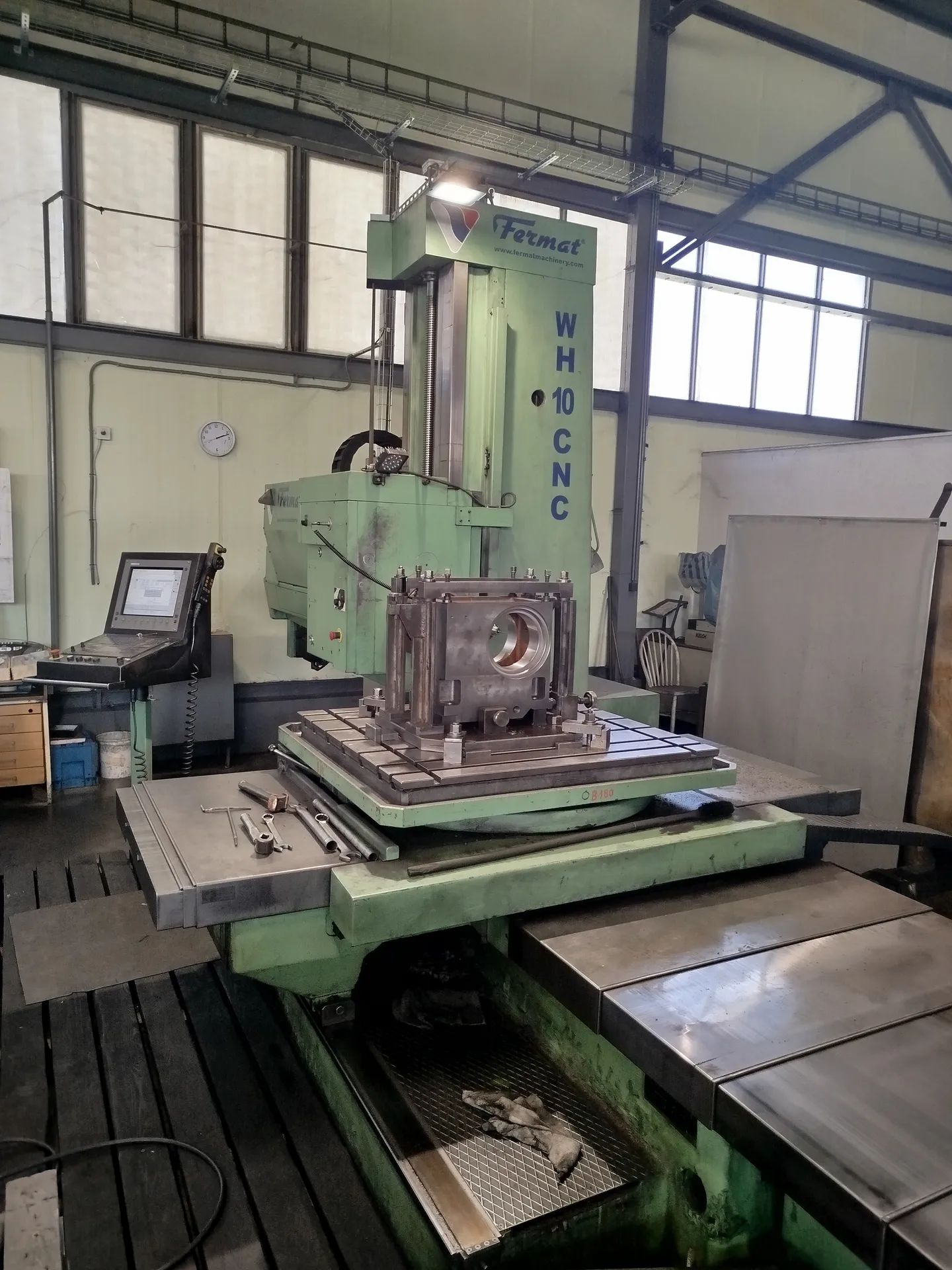 Horiz.Fräz-Bohrmaschine WHN 10 CNC