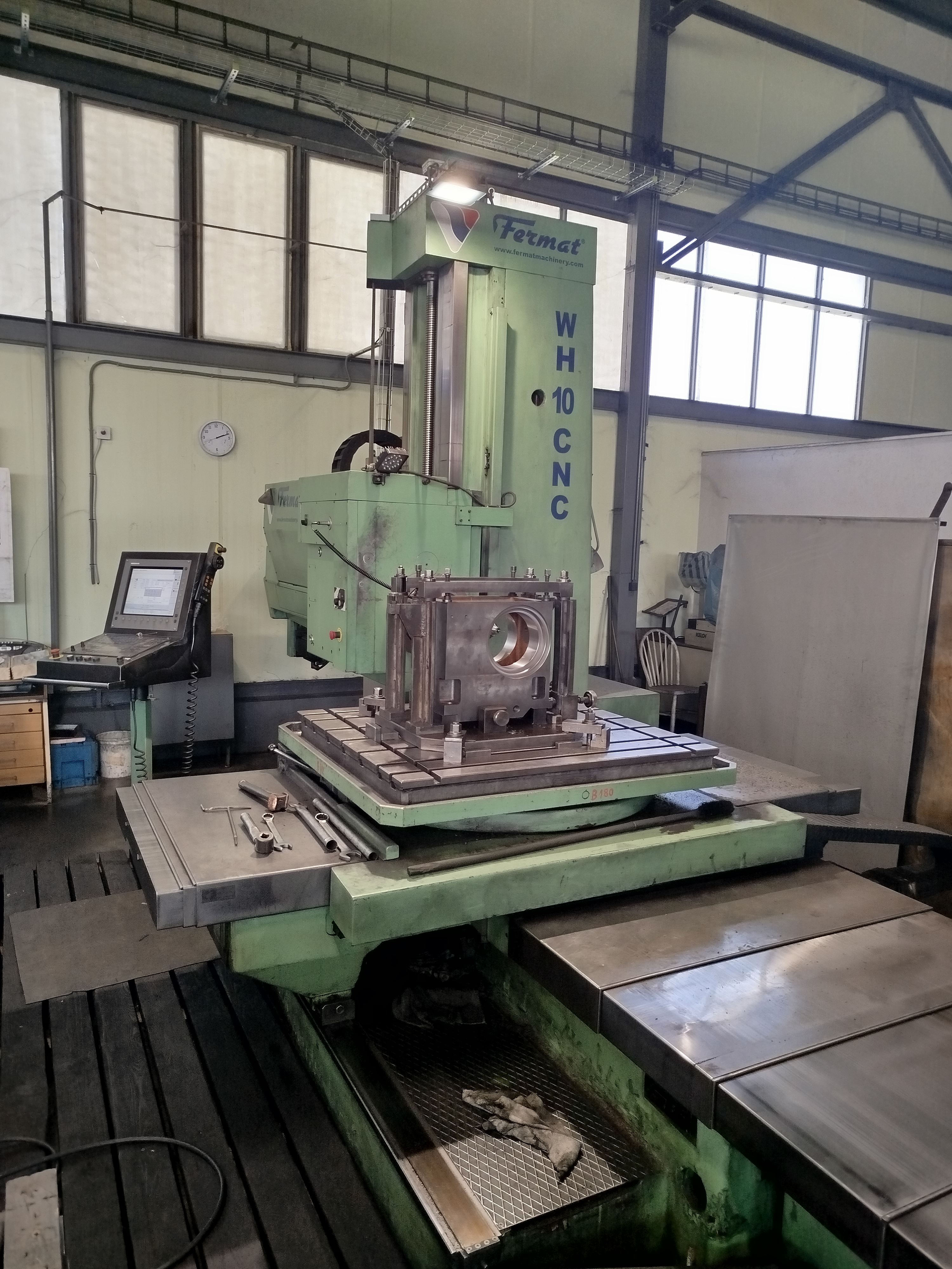 Horiz.Fräz-Bohrmaschine WHN 10 CNC