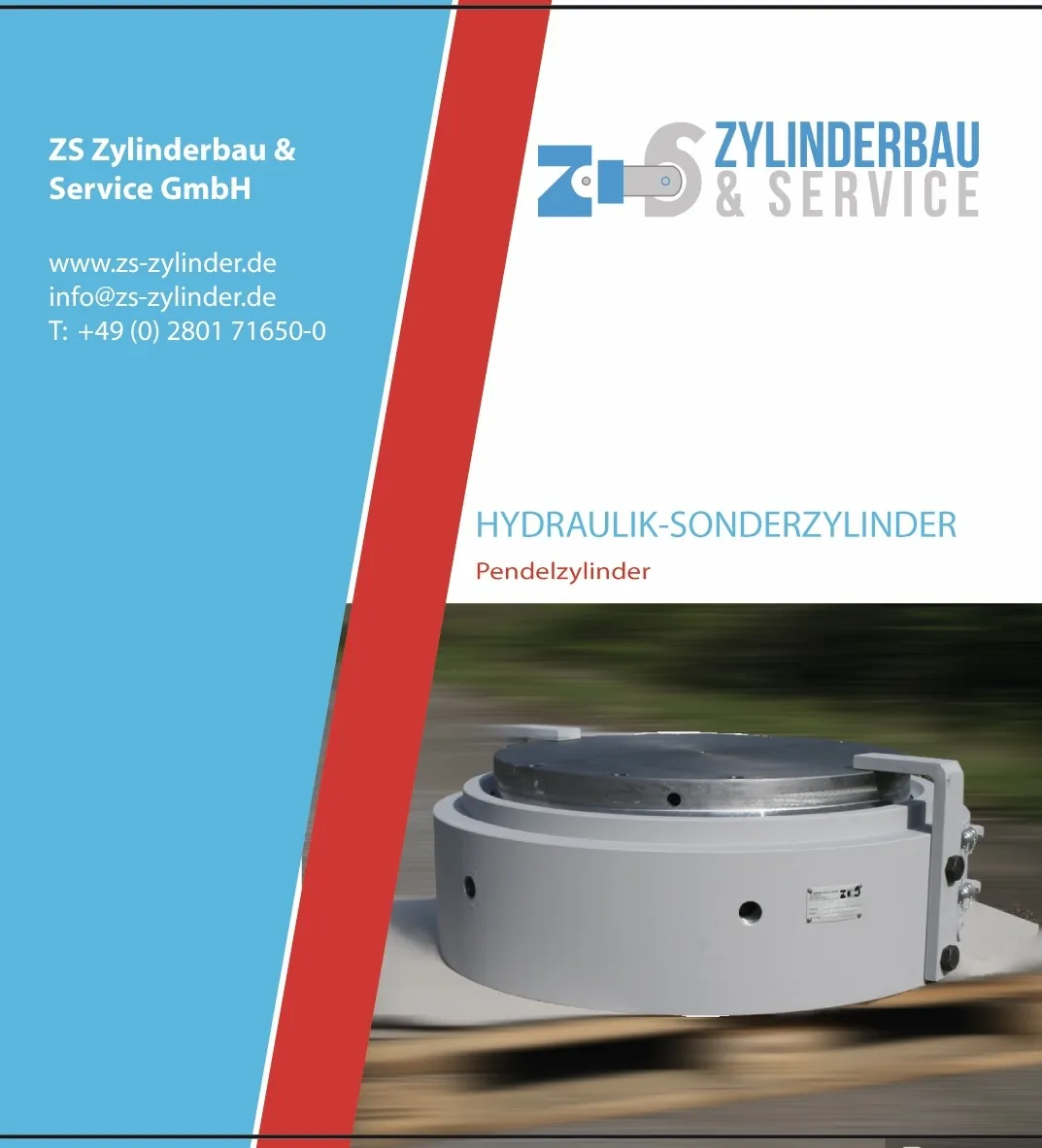 Hydrdaulikzylinder mit Pendelkolben