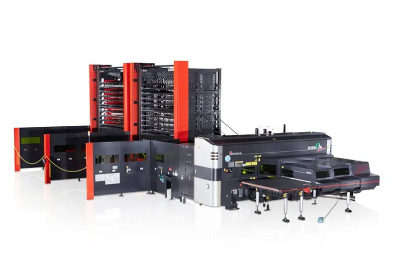 LC2515 Stanz-Laser Kombimaschine mit Lageranbindung