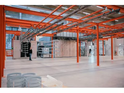 Rippert manuelle 9Zonen Pulverbeschichtungsanlage