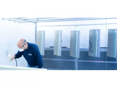 Cabina di verniciatura TERMOMECCANICA GL mod. SEMI DOWN DRAFT